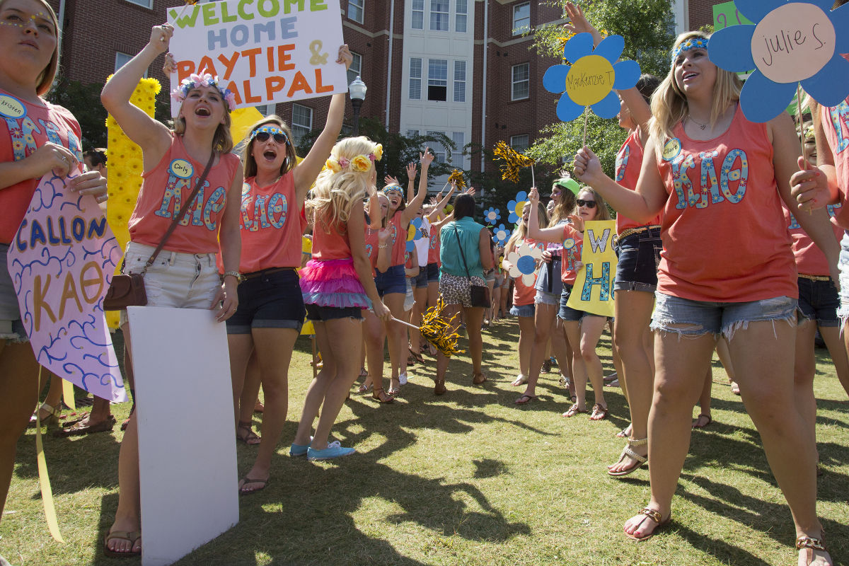 Auburn University bid day 2014